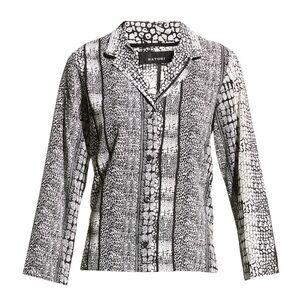 Natori Panther Animal-Print Pajama top